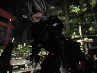 skyrim chaurus and 2B porn