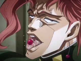 JoJos bizarre Advenutre kakyoin and cherry