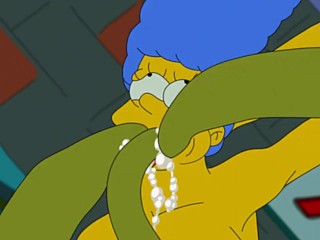 Simpsons porn Marge Simpson and tentacles