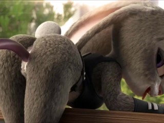 [Zootopia Porn Parody] Judy Hopps fucked by Tentacle Monster (with Sound)